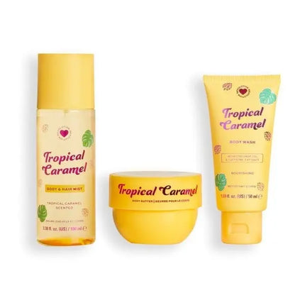 I Heart Revolution Tropical Caramel Bath & Body Gift Set