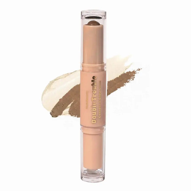 Kara Beauty Double Trouble Contour & Glow Stick Ash Brown