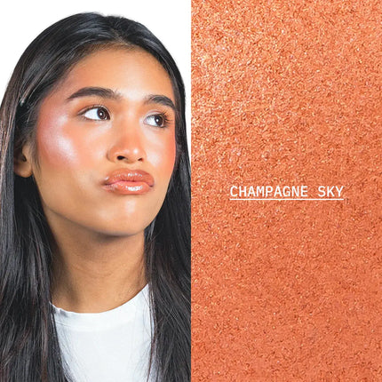 Kara Beauty Sunlit Glow Baked Luminous Blush Champagne Sky