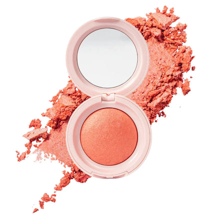Kara Beauty Sunlit Glow Baked Luminous Blush Pink Horizon