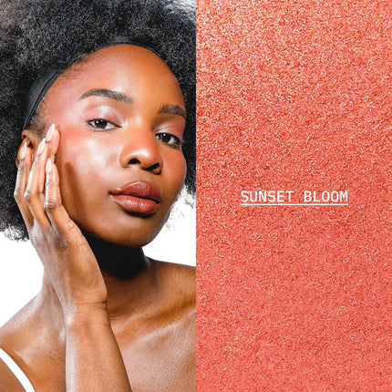 Kara Beauty Sunlit Glow Baked Luminous Blush Sunset Bloom
