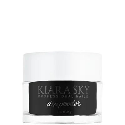 Kiara Sky Dip Powder Black To Black