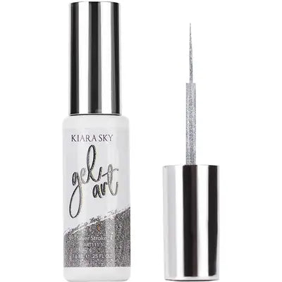 Kiara Sky Gel Art Silver Stroke