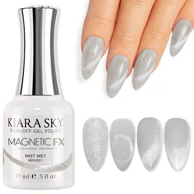 Kiara Sky Magnetic Soak-off Gel Polish Mist Me?