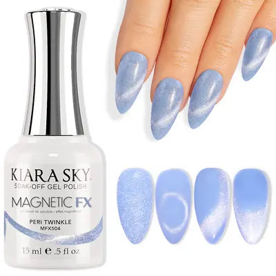 Kiara Sky Magnetic Soak-off Gel Polish Peri Twinkle