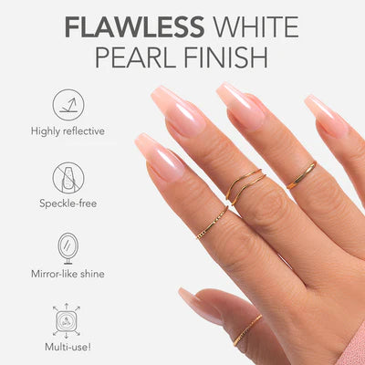Kiara Sky Rub On Chrome Nail Powder Glass