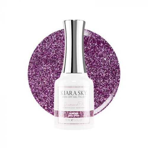 Kiara Sky Soak-off Gel Polish Glitter Aurora