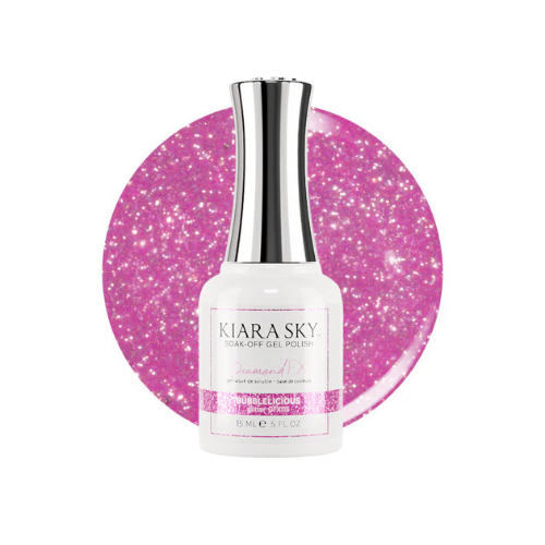 Kiara Sky Soak-off Gel Polish Glitter Bubblelicious