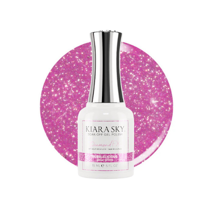 Kiara Sky Soak-off Gel Polish Glitter Bubblelicious