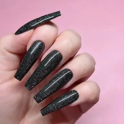 Kiara Sky Soak-off Gel Polish Glitter Midnight Fling