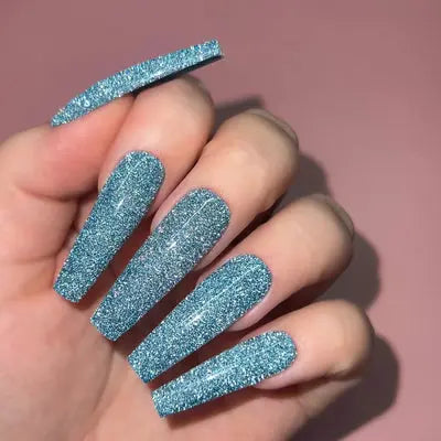 Kiara Sky Soak-off Gel Polish Glitter So Into Blue