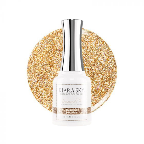 Kiara Sky Soak-off Gel Polish Glitter Starlight