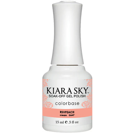 Kiara Sky Soak-off Gel Polish RSVPeach