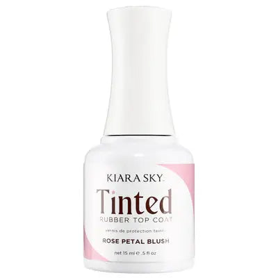 Kiara Sky Tinted Rubber Top Coat Rose Petal Blush