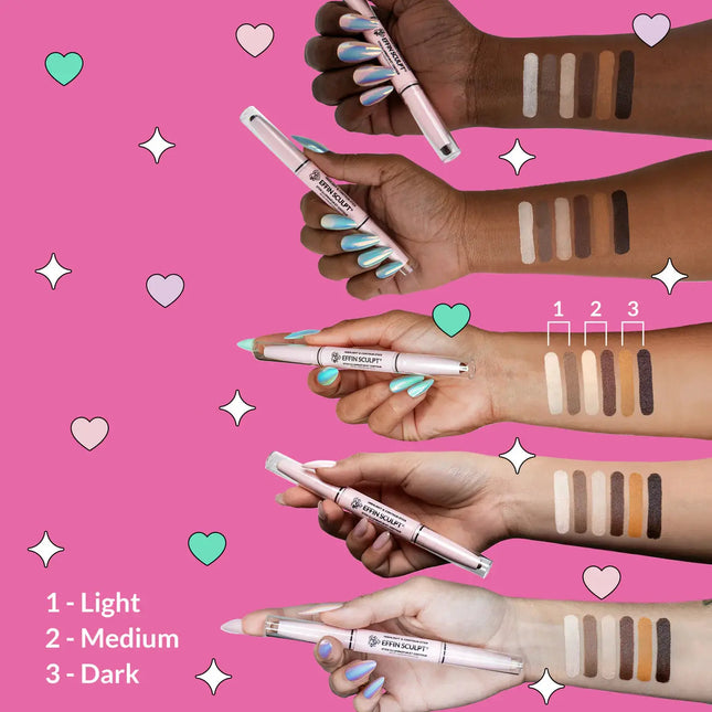 KimChi Chic Beauty Contour & Highlight Stick Effin Sculpt Dark