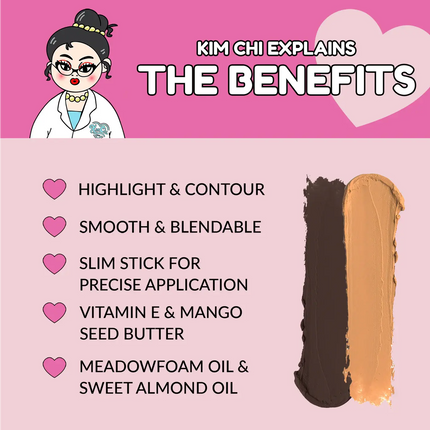 KimChi Chic Beauty Contour & Highlight Stick Effin Sculpt Dark