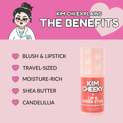 KimChi Chic Beauty Kim Cheeky Lip & Cheek Stick Pinched