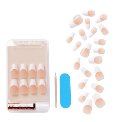 Kiss Salon Acrylic French Nails Kit Je T'aime