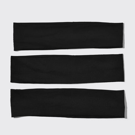 Kitsch Active Headbands 3pc Set Black