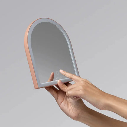 Kitsch Arch Desk Mirror Terracotta