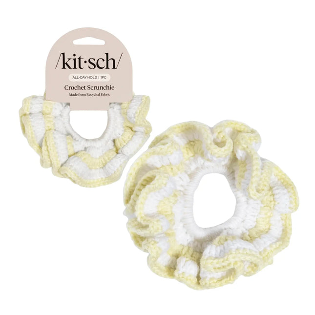 Kitsch Crochet Scrunchie Butter Yellow