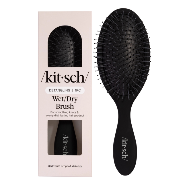 Kitsch Detangling Wet/Dry Brush Black