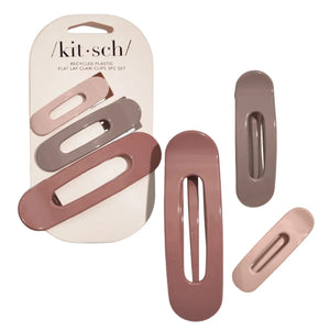 Flat Lay Claw Clip 3pc Terracotta