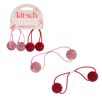 Kitsch Holiday Bubble Hair Ties