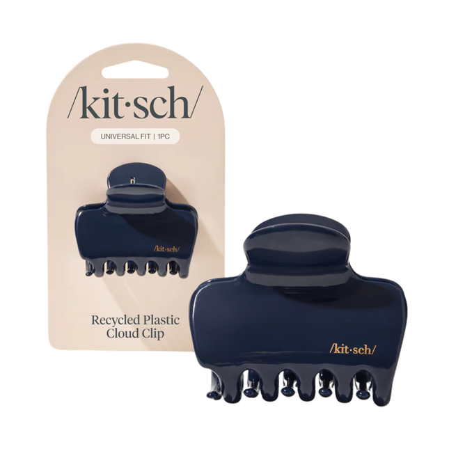 Kitsch Recycled Plastic Cloud Claw Clip Blue Orchid