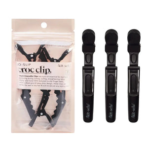 Recycelter Kunststoff -Krokodilclip 3pc schwarz