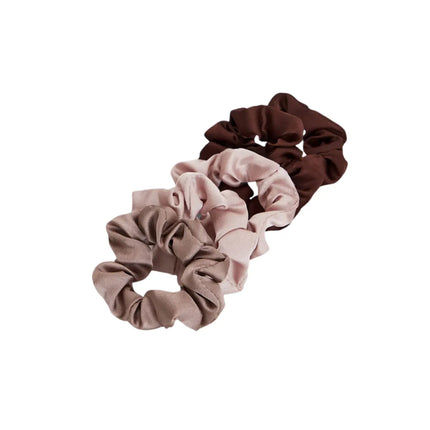 Kitsch Satin Sleep Scrunchies 5pc Set Cameo