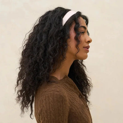 Kitsch Satin & Velvet Headbands Creme & Caramel