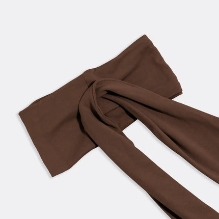 Kitsch Set & Flow Heatless Curling Headband Chocolate Brown