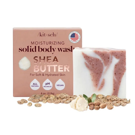 Kitsch Shea Butter Exfoliating Solid Body Wash