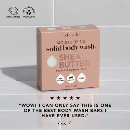 Kitsch Shea Butter Exfoliating Solid Body Wash