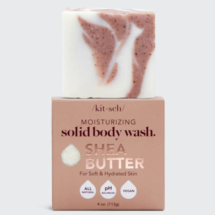 Kitsch Shea Butter Exfoliating Solid Body Wash