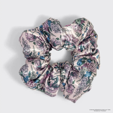 Kitsch x Bridgerton Satin Pillow Scrunchies Toile In Bloom