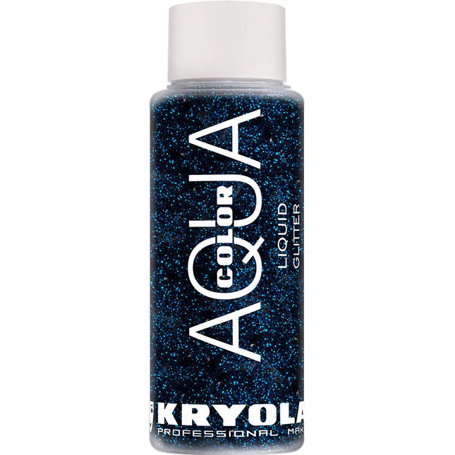 Kryolan Professional Make-up Aquacolor Liquid Glitter Sea Blue