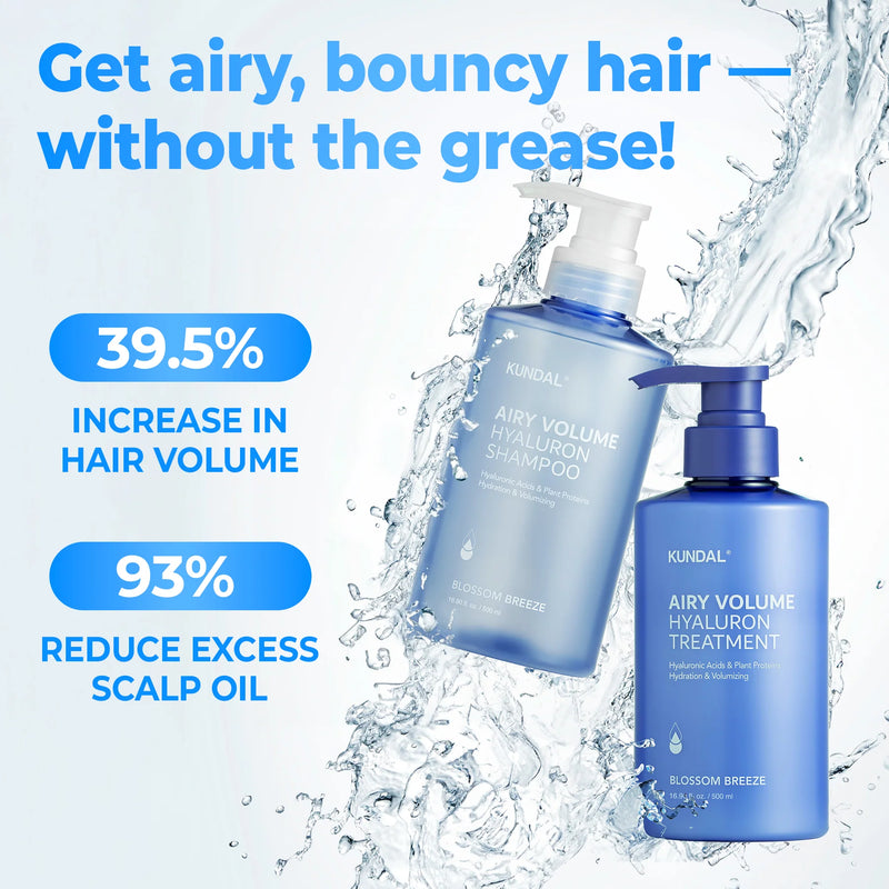 Kundal Airy Volume Hyaluron Shampoo Blossom Breeze