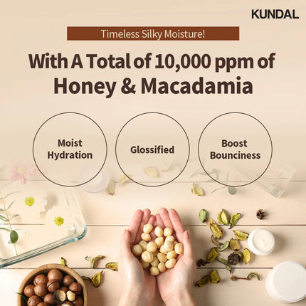 Kundal Honey & Macadamia Nature Shampoo Amber Vanilla