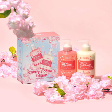 Kundal Honey & Macadamia Nature Shampoo & Treatment Cherry Blossom