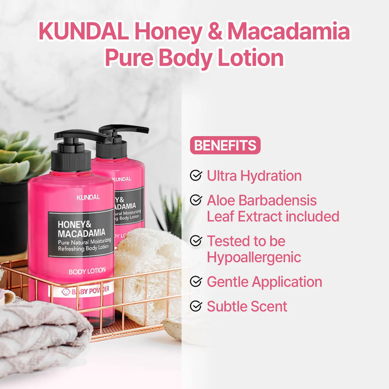 Kundal Honey & Macadamia Pure Body Lotion White Musk