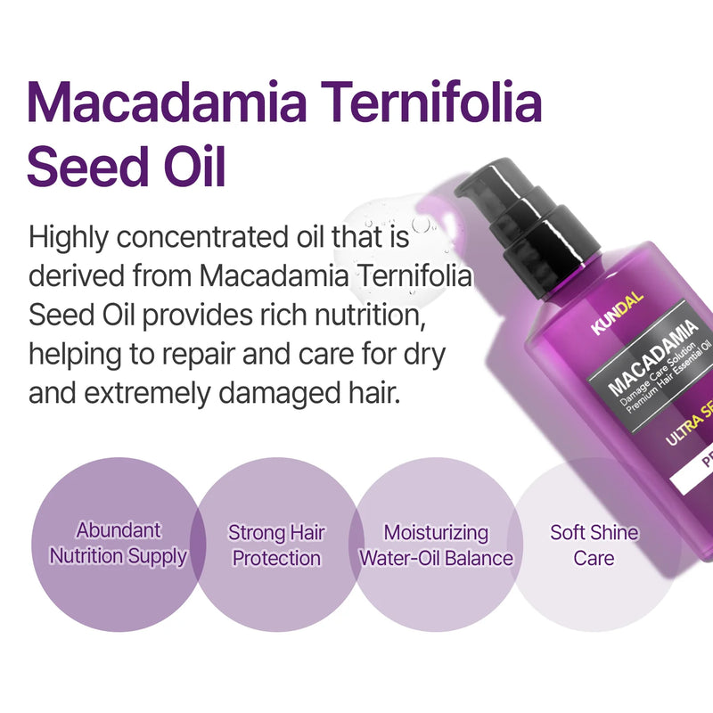 Kundal Macadamia Hair Serum Cherry Blossom