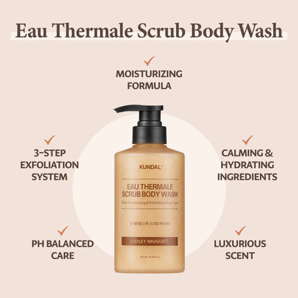 Kundal Scrub Body Wash Violet Muguet