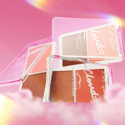 LA Girl On Cloud Nine Bouncy Blush & Bronzer Dreamy Pink
