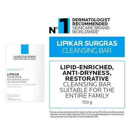La Roche Posay Lipikar Surgras Soap Bar