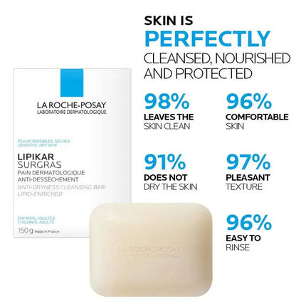La Roche Posay Lipikar Surgras Soap Bar