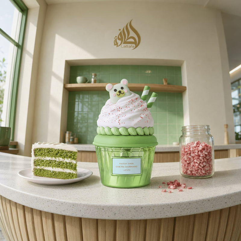 Lattafa Give Me Gourmand Matcha Swirl Eau de Parfum, romige gourmand geur, foto 4 van 5