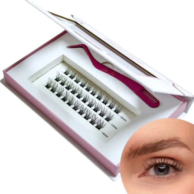 Lina Lien Press On Lash Starterkit Natural Black Glue Strip