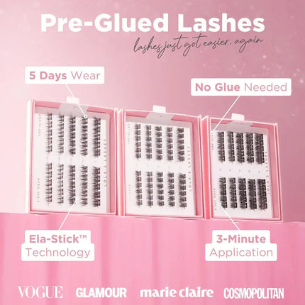 Lola's Lashes Light Cocoa Pre Glued Lashes Set